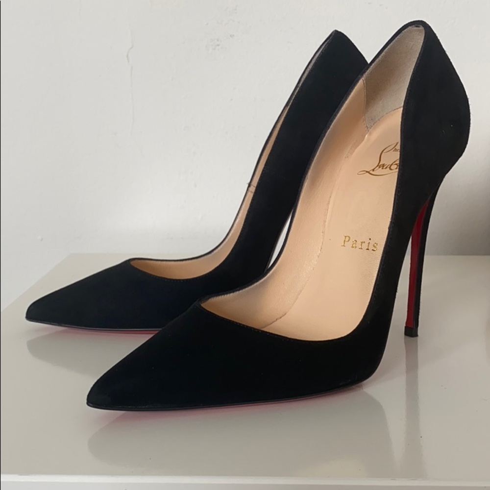 Christian Louboutin “So Kate” Suede Pumps (120mm)